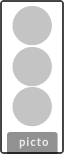 3x Verkeersteken + pictogram