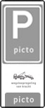 Verkeersteken 2:3 - Pictogram - Pictogram