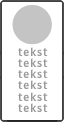 Verkeersteken + 8 tekstregels 