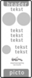 koptekst - 1 tekstregel - 2 verkeersteken - 4 tekstregels  - 2 pictogrammen - ondertekst