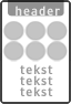 Koptekst + 6x Verkeersteken + 7 tekstregels 